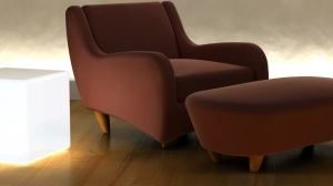Fabric Lounge Seat Furniture